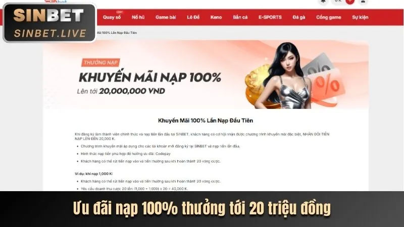 Chương trình hoàn trả thể thao hàng ngày